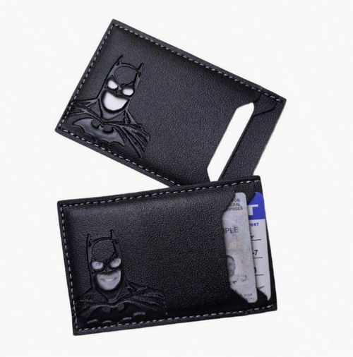 Billetera tarjetero minimalista Batman, Porta documentos, Envío Gratis!