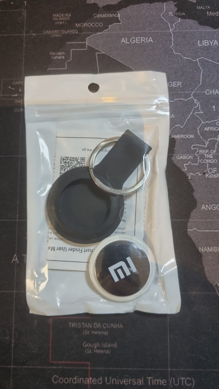 Airtag Xiaomi Blanco + Llavero negro. Envío Gratis!